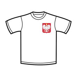 nadruk na koszulce - Małe godło Polski